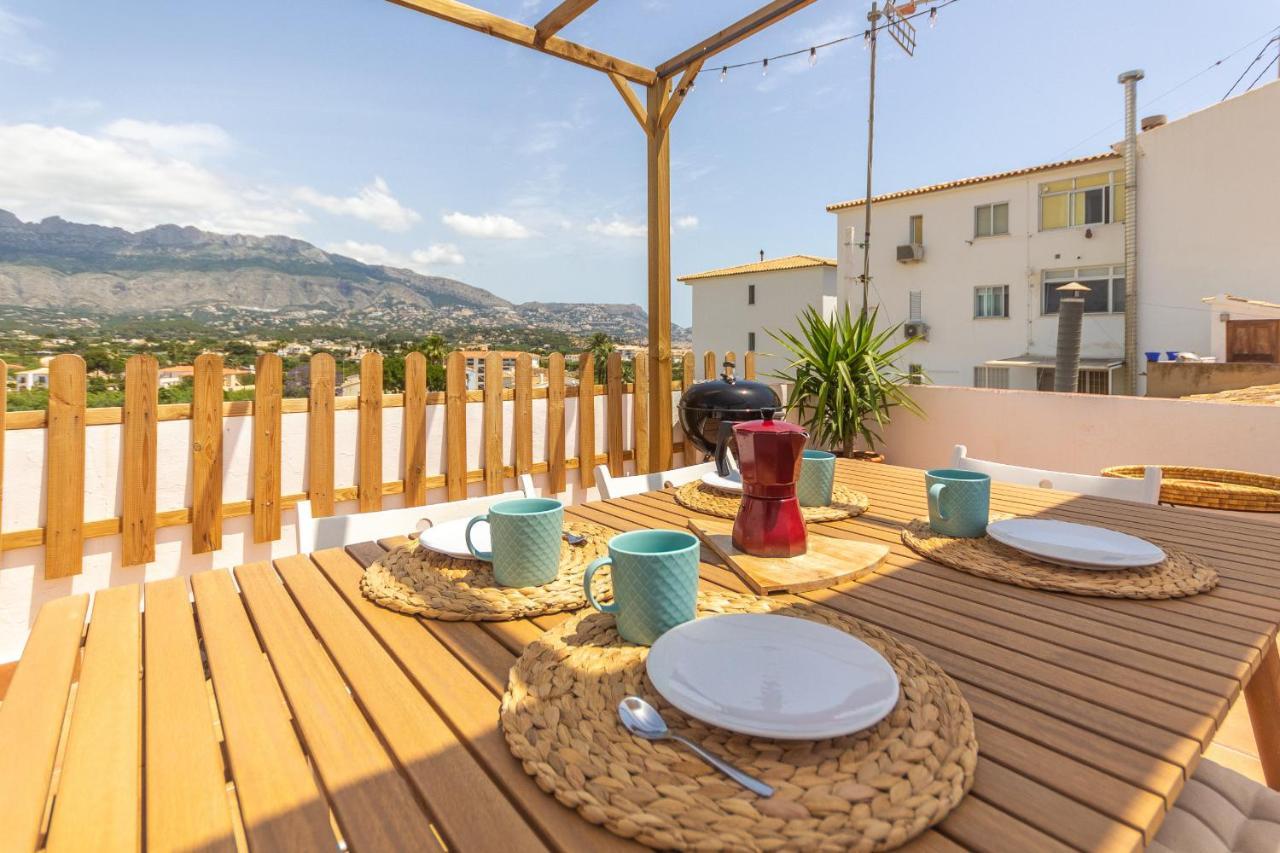 Wonderful Views Terrace 3Br Cottage - Bbq - Ac Altea Exteriör bild